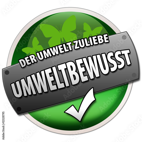 Button Umweltbewusst