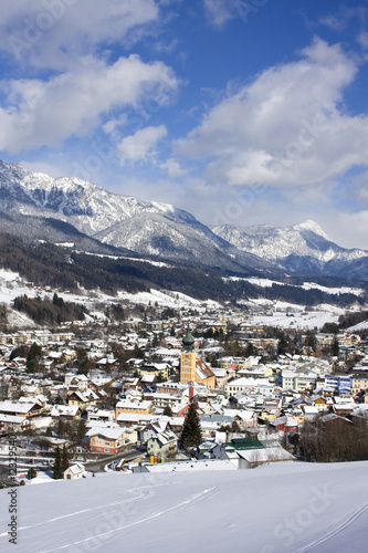 Schladming im Winter - Ski WM Stadt 2013