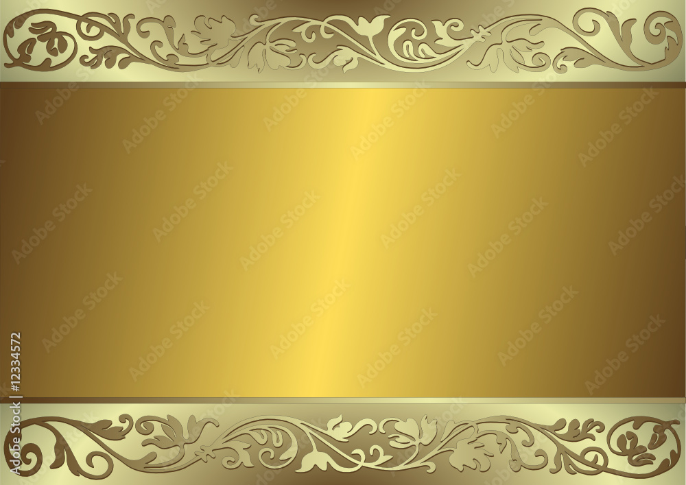 Gentle golden and silvery background (vector)