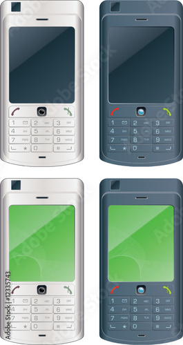 vector mobile phones