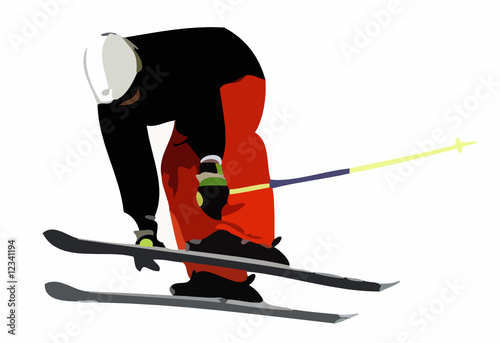 skieur