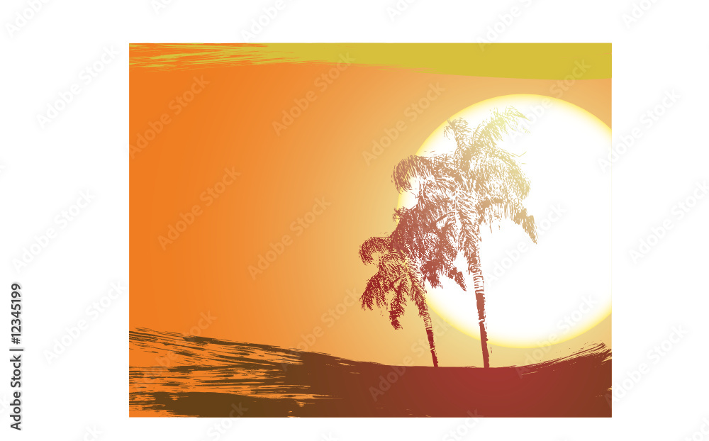 Vector Sunset