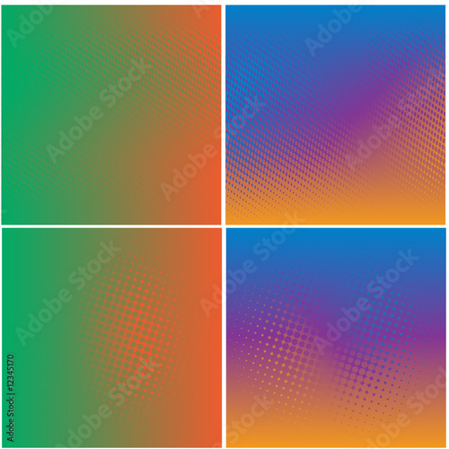 Vector halftone background