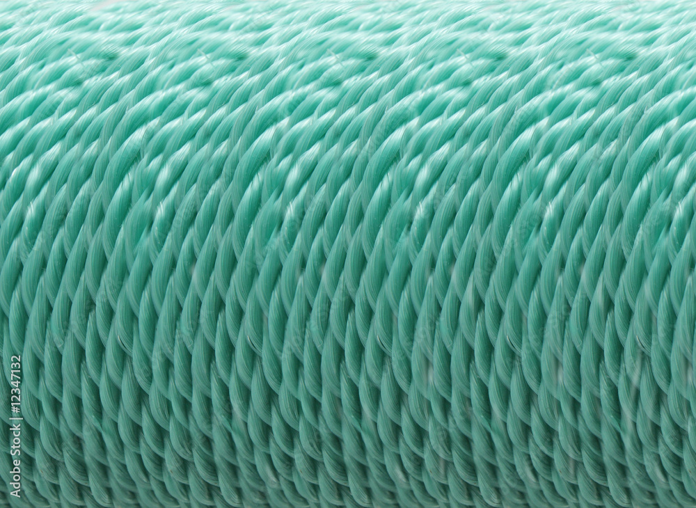 Coil of polypropylene rope