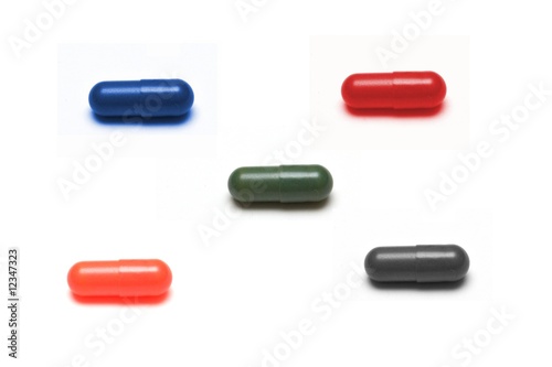 Multi Coloured Capsules