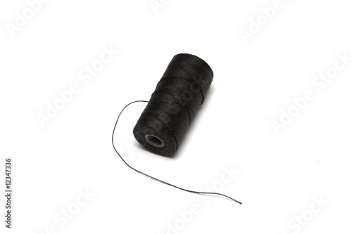 spool of black thread