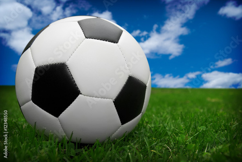 Soccer ball on grass © TRITOOTH