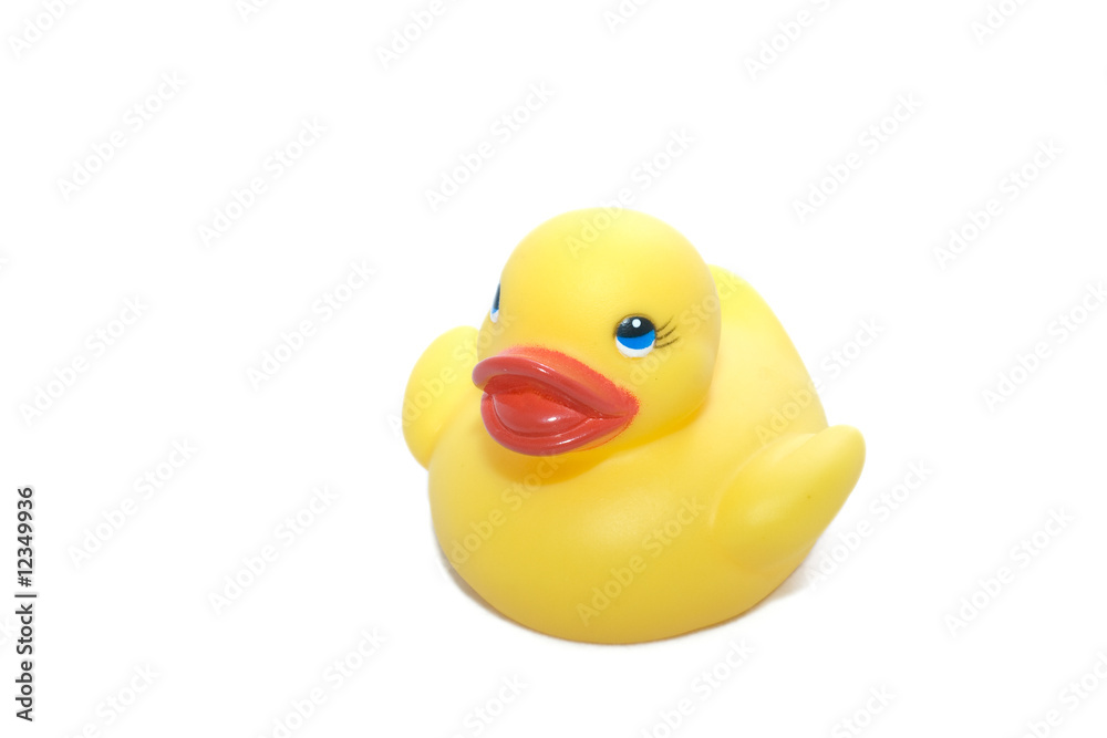 Yellow rubber duck close up. Yellow rubber duck close up.