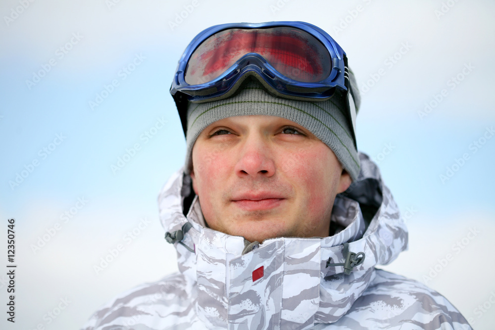 Snowboarder portrait Snowboarder portrait