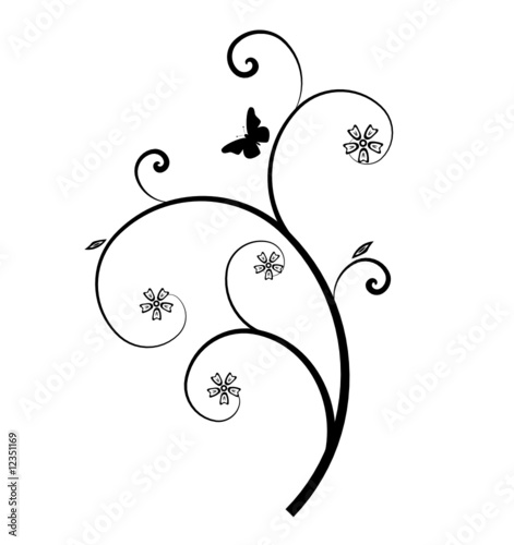 Blumen Verzierung