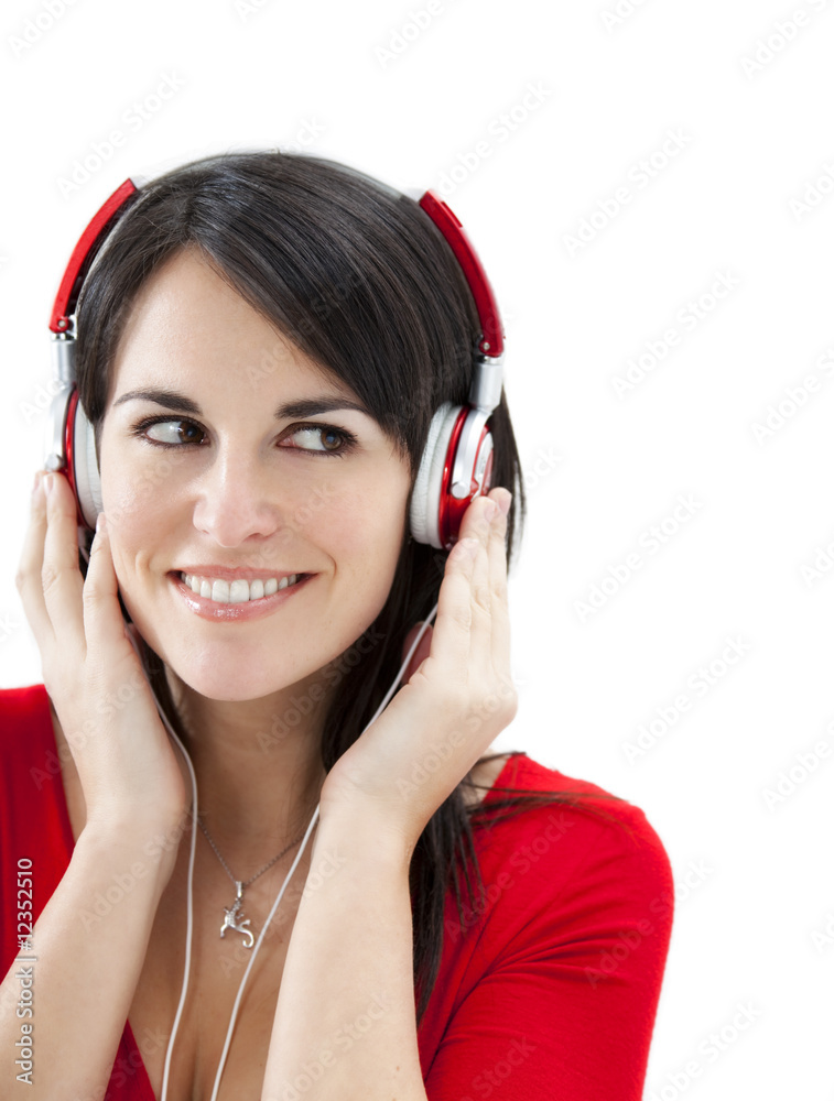Fototapeta premium listenin to music