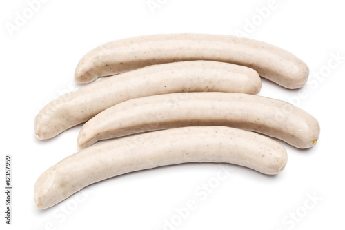 Tableau sur toile raw german bratwurst