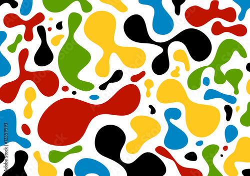 Organisches Muster-bunt