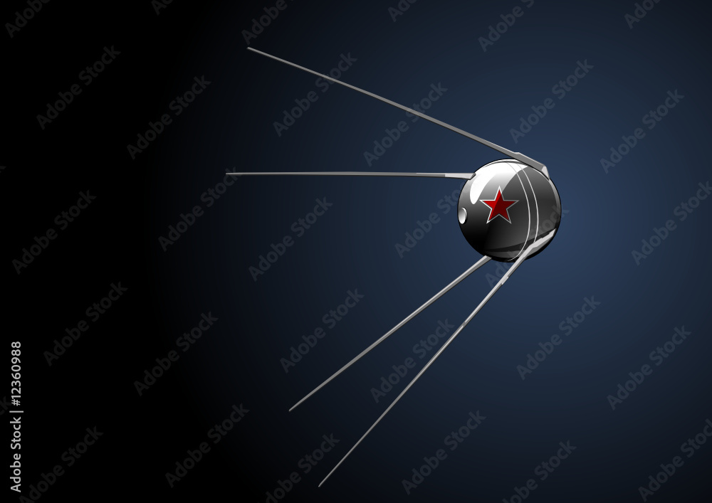 Obraz premium Satellit im All