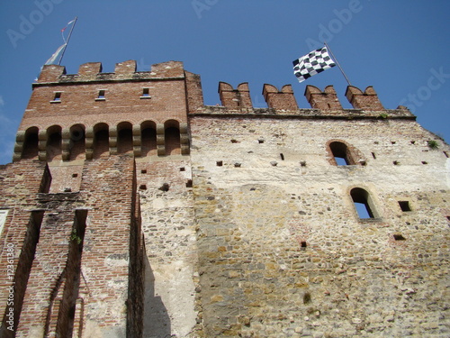 zamek w miejscowości Marostica we Włoszech