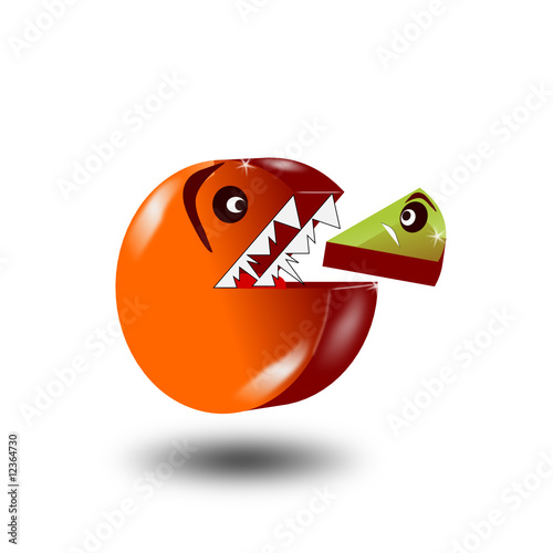 Torta percentuale vector