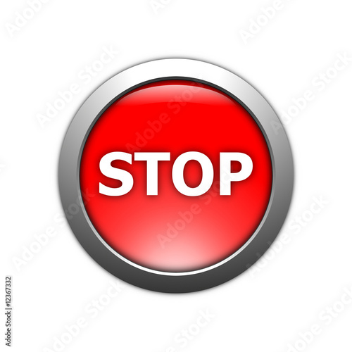 Free Download stop button with metalic ring - GFXLoad