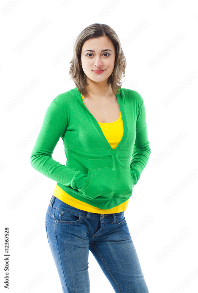 Fototapeta premium happy adolescent girl