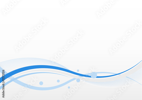 Hintergrund mit Wellen - blau