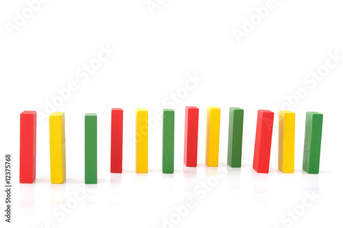 Bunte Dominosteine
