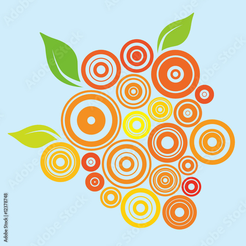Bouquet abstrait