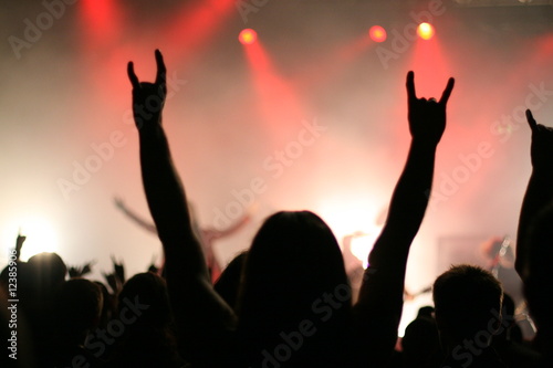 Metal concert photo