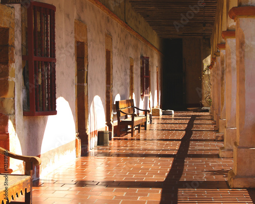 Photography Mission Santa Barbara patio