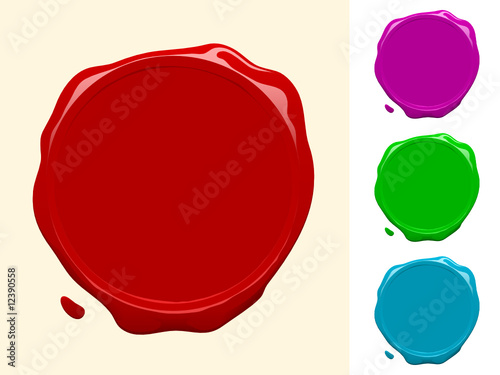 Blank wax seal collection