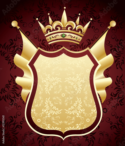 Red and Golden Coat of Arms