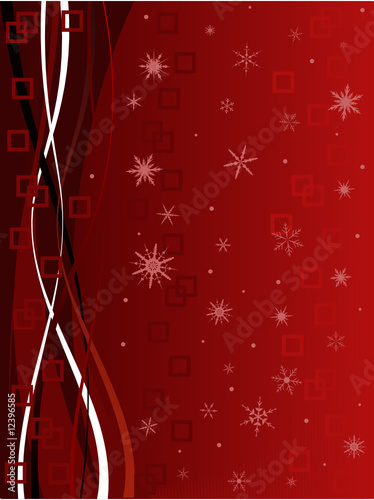 Classy Snowflake Background