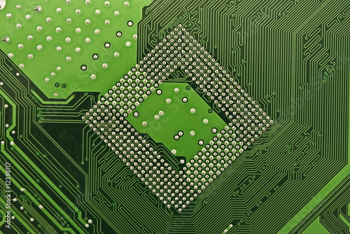 Slika na platnu Electronic circuit plate background