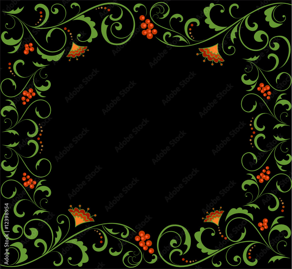 Floral frame Floral frame