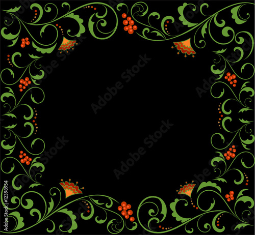 Floral frame