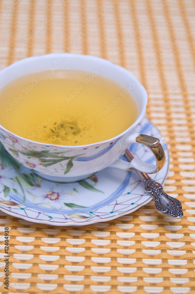 Green tea in a cup Green tea in a cup