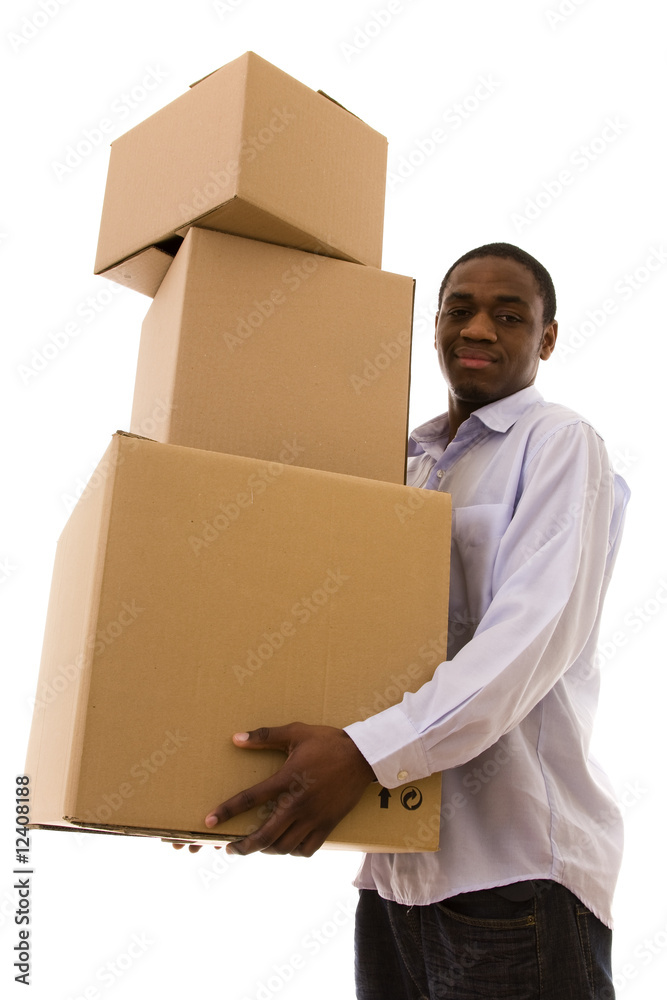holding the packages holding the packages