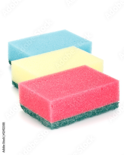 Various household sponges