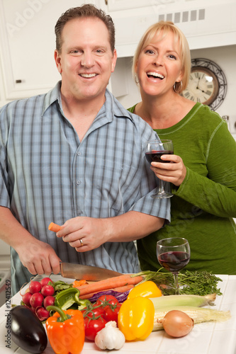 Couple Enjoying An Evening ...