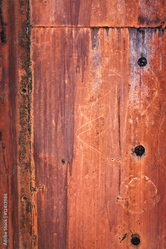 Fototapeta premium Old-fashioned Metal Background