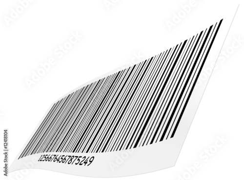 barcode vectoriel sur un fond blanc - vecteur série