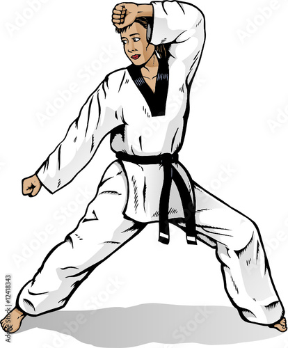 Martial arts girl
