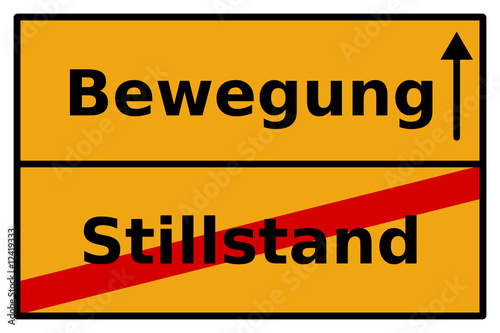 Bewegung Stillstand