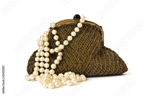 Theatre purse and pearls