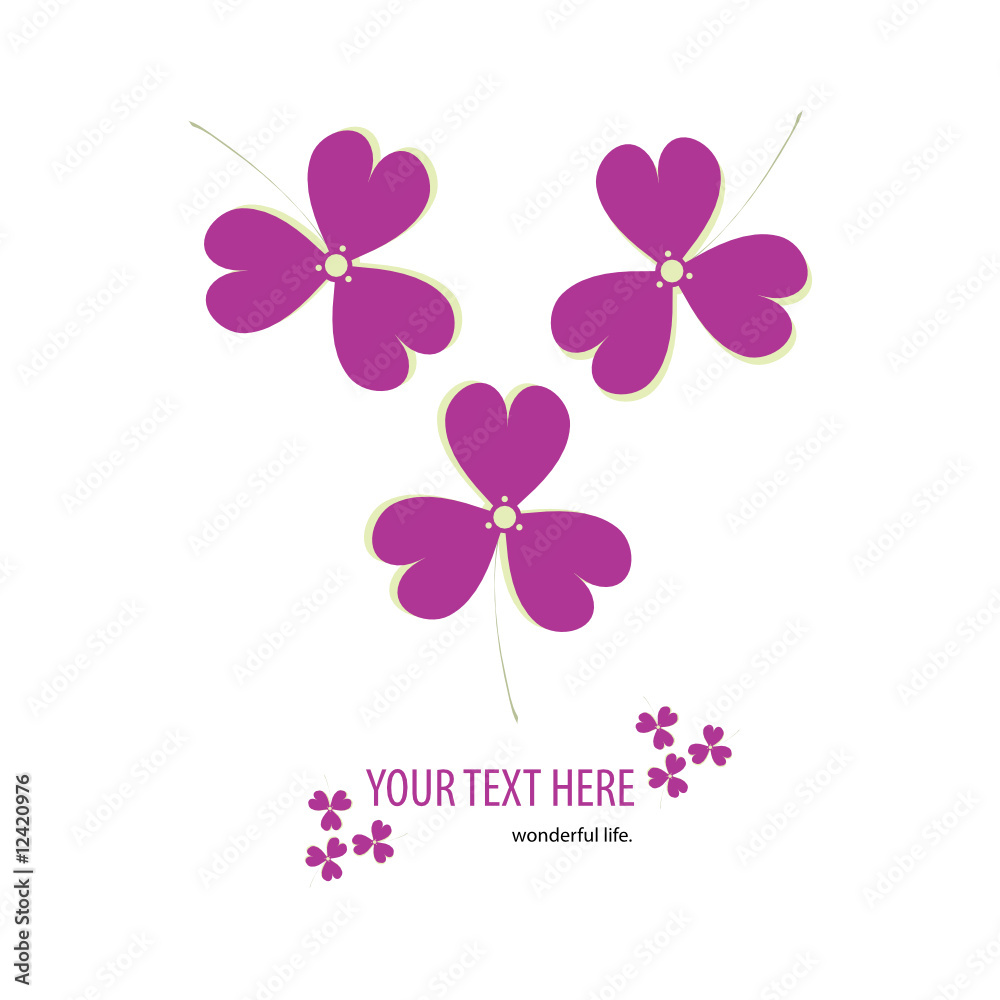 Abstract flower design Abstract flower design