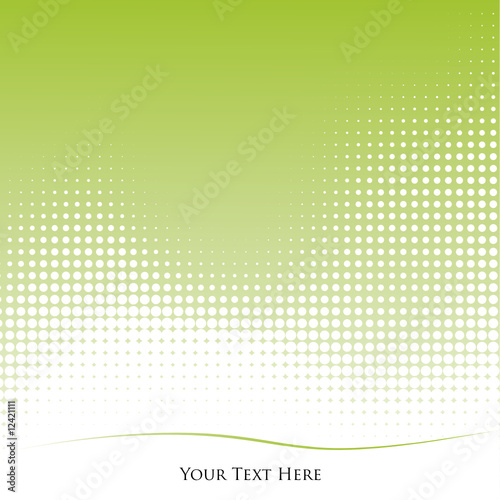 Green dots ecological background