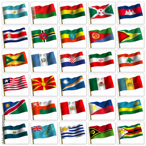 Free Download Collage from flags of the different countries of the world. icon - GFXLoad