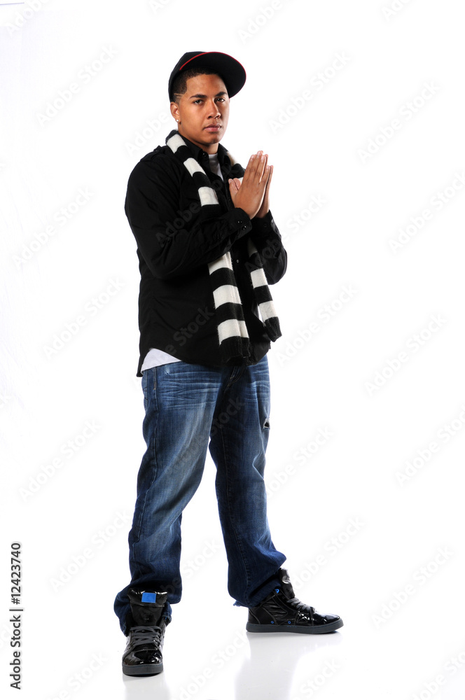 Fototapeta premium Hip Hop Man Posing