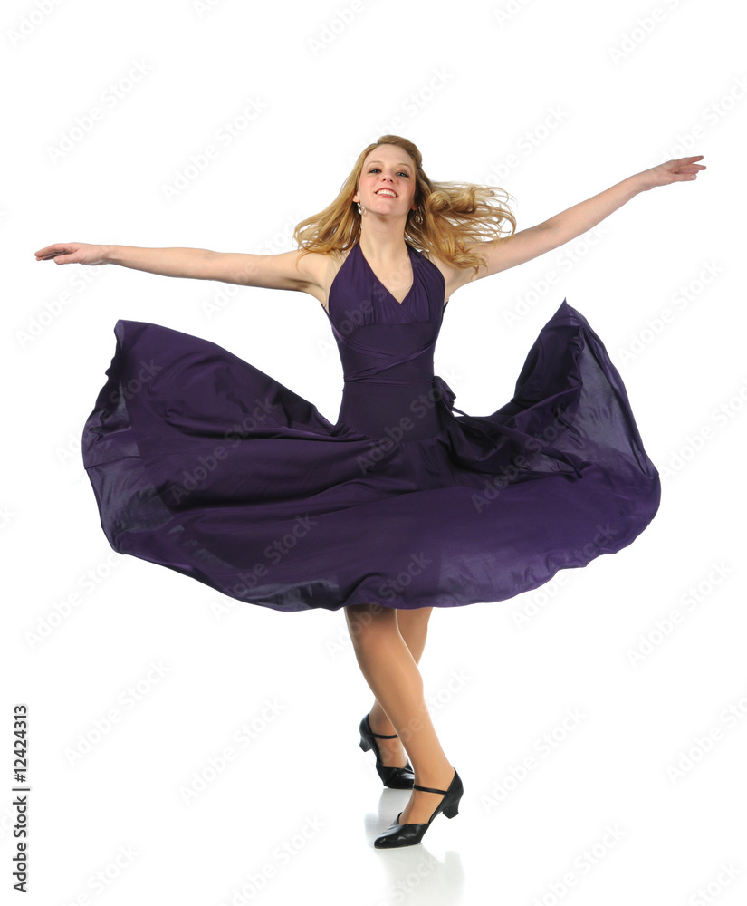 Naklejka premium Woman Dancing