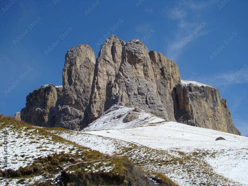 szczyt w Dolomitach