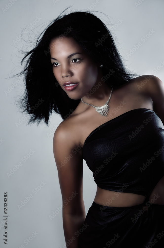 Naklejka premium African fashion model