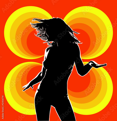 Club dancer 01 orange